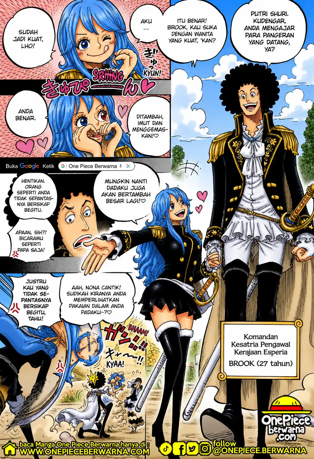 One Piece berwarna 1184 1185 1186 bahasa indonesia